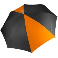 Kimood Parapluie de golf Black/Orange - Kimood KI2007 - Taille One Size