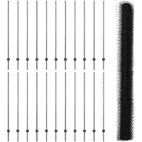 vidaXL Clôture en fil de fer soudé 50 x 1,5 m (L x H)