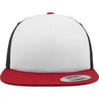 Flexfit Casquette 'FOAM' rouge / noir / blanc
