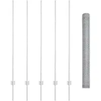vidaXL Clôture en fil d'acier soudé, 10 x 1,4 m (l x h), acier galvanisé à chaud