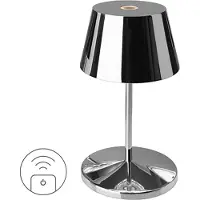 Villeroy & Boch SEOUL RC Akku-Tischlampe Chrom 2,2W steuerbare Lichtfarbe IP65 97205
