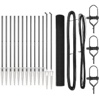 vidaXL Clôture en fil de fer soudé avec pointes, en acier et PVC, gris, treillis