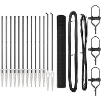 vidaXL Clôture en fil de fer soudé avec pointes, en acier et PVC, gris, treillis