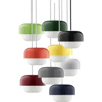 Dyberg Larsen Suspension , Haipot, dimmable, Vert, Salon / séjour, Métal, Scandinave