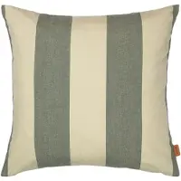 Ferm Living Strand Coussin d'Extérieur Dark Lichen|Parchment