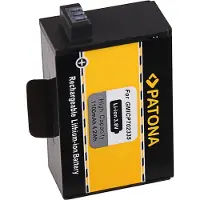 PATONA VIRB360 (Batterie de l'appareil photo), Alimentation pour appareil photo, Noir