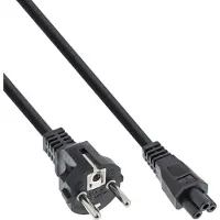 InLine Netzkabel (10 m), Câble d'alimentation, Noir