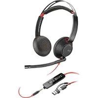 Poly Blackwire 5220 Headphones Argenté
