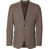 Selected Theo Slim Fit Blazer Marron 56 Homme