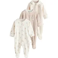 Next Pyjama crème / sable / beige chiné