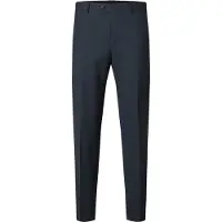Selected Pantalon à plis 'SLH-Theo' marine