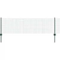 vidaXL Clôture en fil de fer soudé avec poteaux 50 x 0,6 m (L x H)