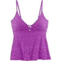LASCANA Haut de tankini violet