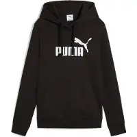 Puma Sweat de sport 'ESS No. 1' noir / blanc