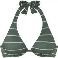 Bench Hauts de bikini crème / vert foncé