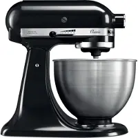 KitchenAid Classic 5K45SSEBM Noir Mat