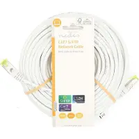 Nedis Ccgl85420wt200 S/ftp Snagless Lszh 20 M Cat7 Network Cable Blanc