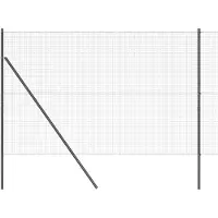 vidaXL Ground Fix Clôture en fil de fer soudé 25 x 1,5 m (L x H)