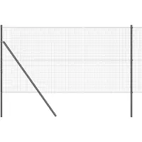 vidaXL Ground Fix Clôture en fil de fer soudé 25 x 1 m (L x H)