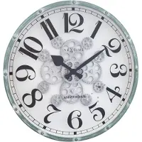 Nextime - 3282WI - Horloge Murale - 50cm - vert - Henry