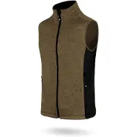 Normani Gilet beige / noir