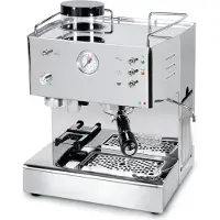 QuickMill Pegaso, machine à espresso, café en grains, moulin intégré, 1200 W, acier inoxydable