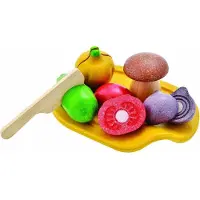 PlanToys Jouets en bois Set de légumes assortis