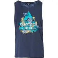KOROSHI T-Shirt bleu marine / turquoise / jaune clair