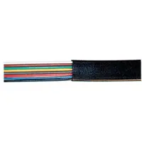 Helos S/CONN maximum connectivity Câble téléphonique 8 fils, plat, noir, 50,0m
