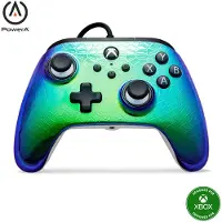 PowerA - Advantage Kabelgebundener Controller - Raptor Chrome (Xbox Series X), Manette, Multicolore