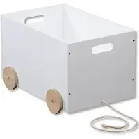 Kesper Chariot à jouets, 30 x 50 x 35 cm, blanc 17714