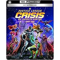 Import Justice League : Crisis On Infinite Earths Part 2 SteelBook Blu-ray 4K Ultra HD
