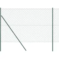 vidaXL Ground Fix Clôture en fil de fer soudé 25 x 1,5 m (L x H)