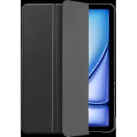 Just in Case Étui portfolio - - Slimline TriFold - iPad Air 13 (24/25/26) - Cuir PU &amp; dos PC - Protection anti-chocs