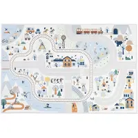 Janod Cross Roads Mountain Valley Mat Blanc Enfants