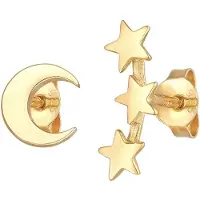 Elli Boucles d'oreilles 'Astro' or