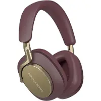 Bowers & Wilkins Px8 Casque Supra-Auriculaire sans Fil, Suppression du Bruit, Bluetooth 5.0, Charge Rapide, 30 Heures de Lecture Haute Résolution, Microphone Intégré - Bordeaux Royal