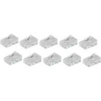 Shiverpeaks BASIC-S prise modulaire RJ45, non blindée 8 pôles, 8 contacts occupés, pour câble rond, connecteur