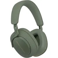 Bowers & Wilkins Px7 S2e Casque Supra-Auriculaire sans Fil, Réduction de Bruit, Qualcomm aptX Adaptive, Quick Charge, 30 Heures de Lecture, 6 Microphones Intégrés - Vert Forét