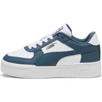 Puma unisex pour enfant. 38227727 CA Pro Classic chaussures en cuir blanc, bleu (36), Plat, Lacets, Casuel, mode enfantine