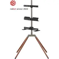 One For All Quadpod TV Stand 70 360 Grad drehbar, dark WM 7475