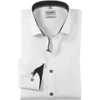 Olymp Chemise business 'Level 5' gris clair