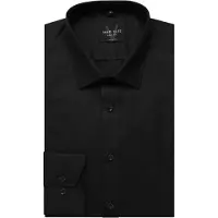 MARVELIS Homme Marvelis Body Fit Chemise noir, Unicolore