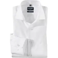 Olymp Luxor Modern Fit Chemise blanc, Unicolore