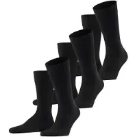 Falke Chaussettes gris foncé / noir