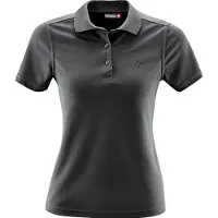 Maier Sports Ulrike Da-Polo, manches courtes, noir, taille 52