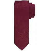 Profuomo Homme Profuomo Cravate rouge vin, Unicolore