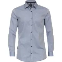 Venti Homme Venti Body Fit Chemise bleu, Faux uni