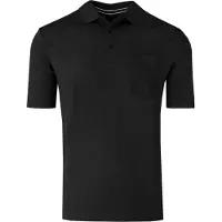 MARVELIS Homme Marvelis Casual Regular Fit Polo noir, Unicolore