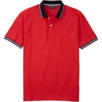 Olymp Homme OLYMP Casual Regular Fit Polo rouge,